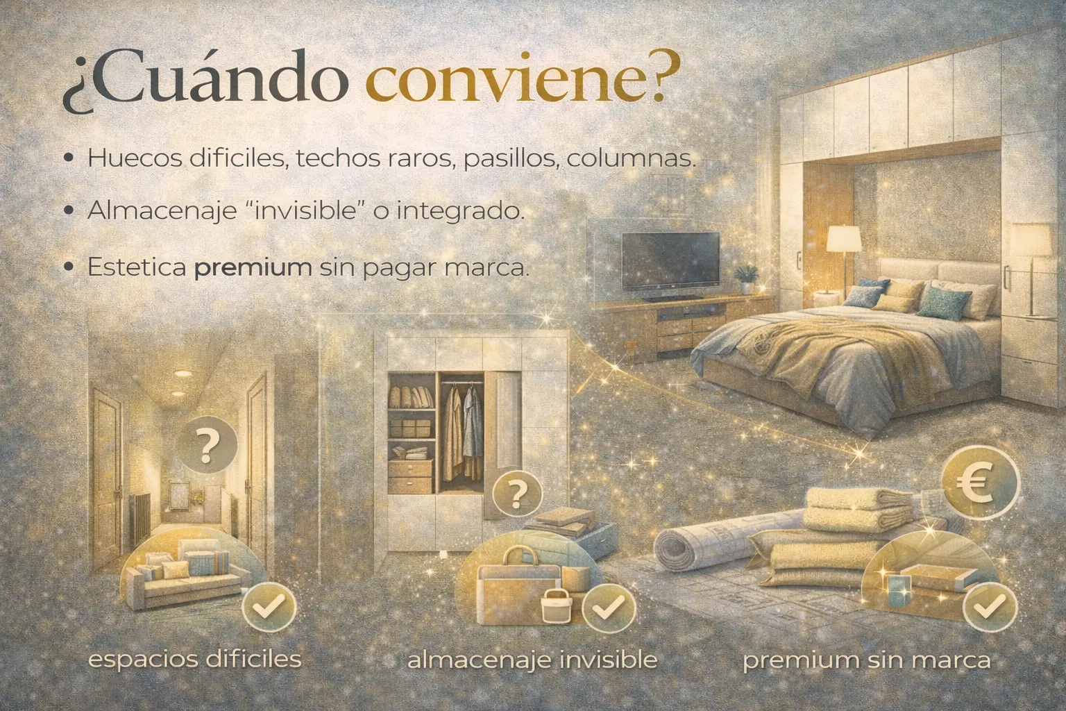 Cuándo conviene optar por muebles a medida en diseño de interiores